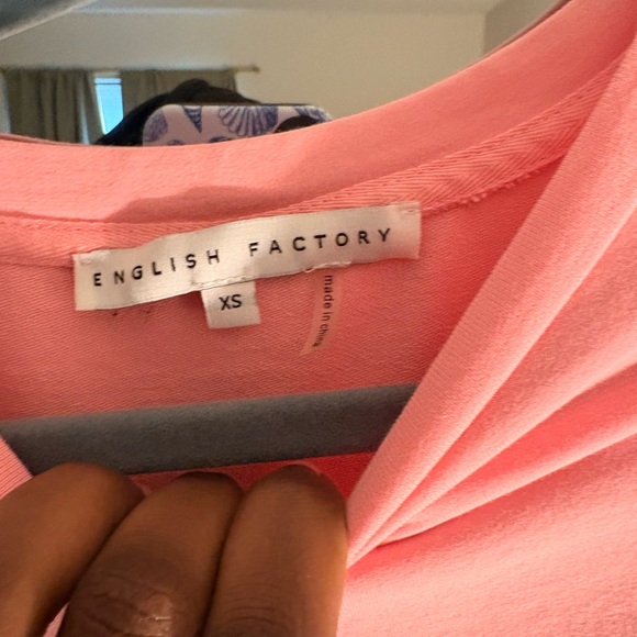 Pink Ruffle Sleeve Short Dress - Picture 3 of 3